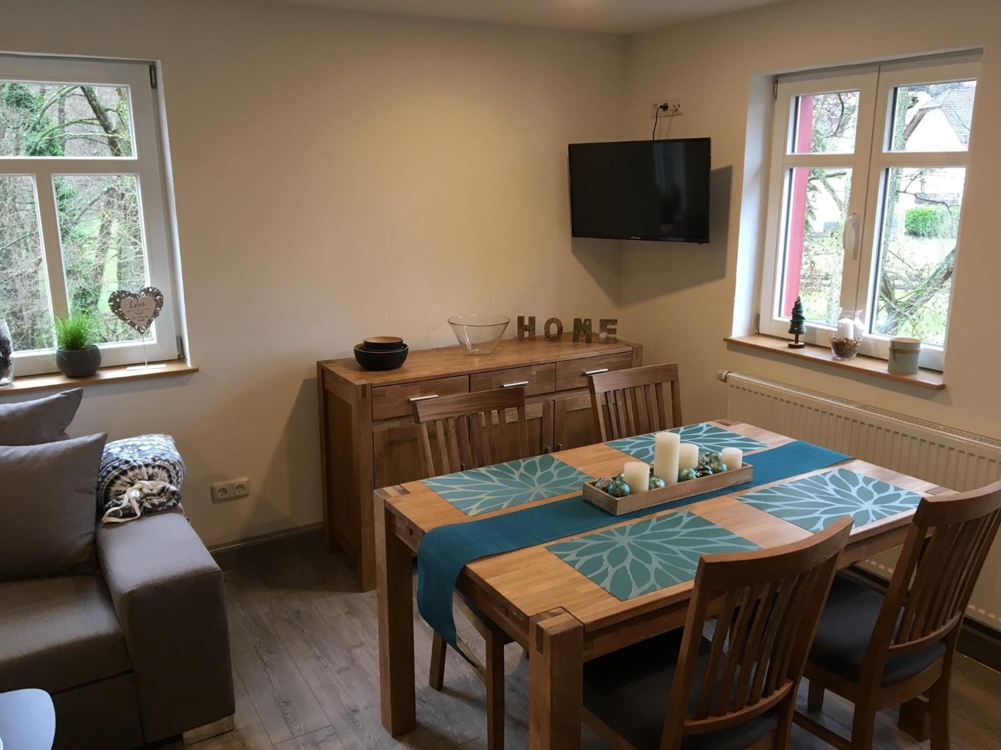Ferienwohnung Tiererlebnishof Obermuehle Biebergemund エクステリア 写真